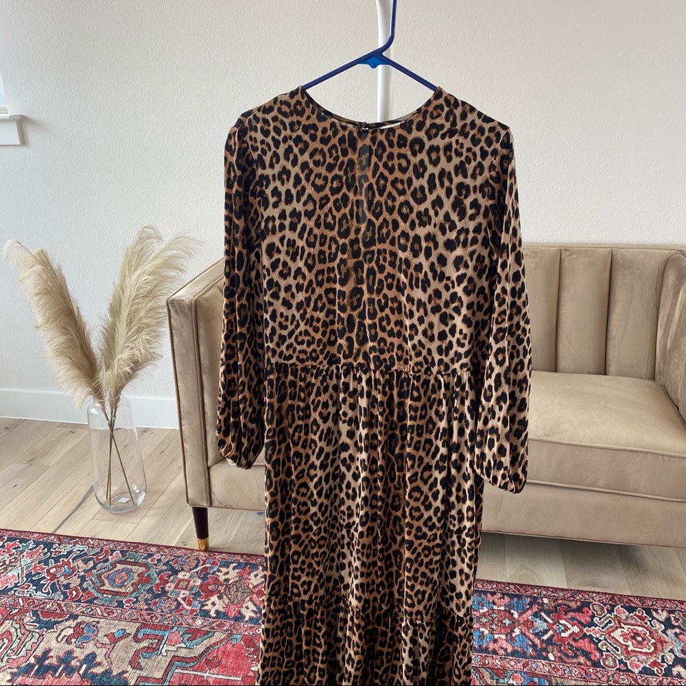 H&M Leopard Dress NWT size S